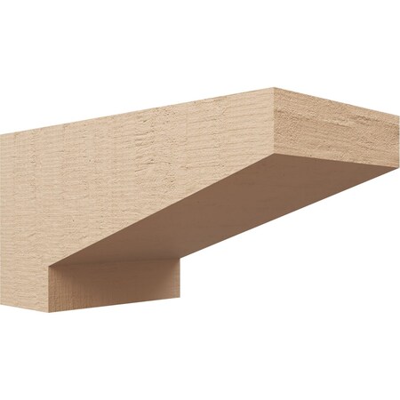 Ekena Millwork 11"W x 22"D x 11"H Wide Clemmons Rough Cedar Woodgrain TimberThane Corbel, Primed Tan CORUR11X22X11CLERCPR